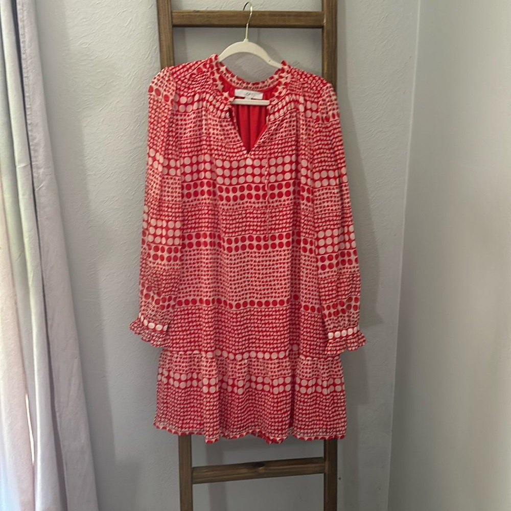 EUC Loft Heart Dress